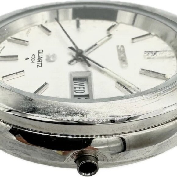 Vintage Seiko Salesman Sample 0903-7029 Men's Wristwatch Case for for Quartz - Picture 3 of 5